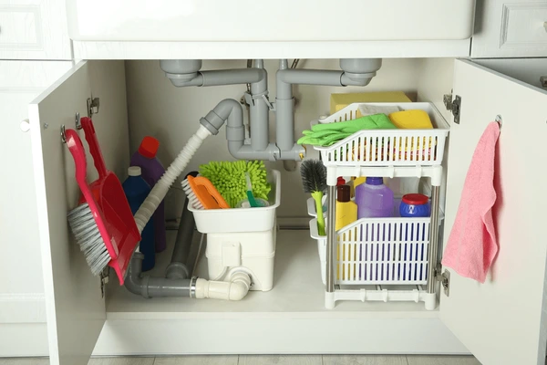 How to Organize Cleaning Supplies Under Kitchen Sink​