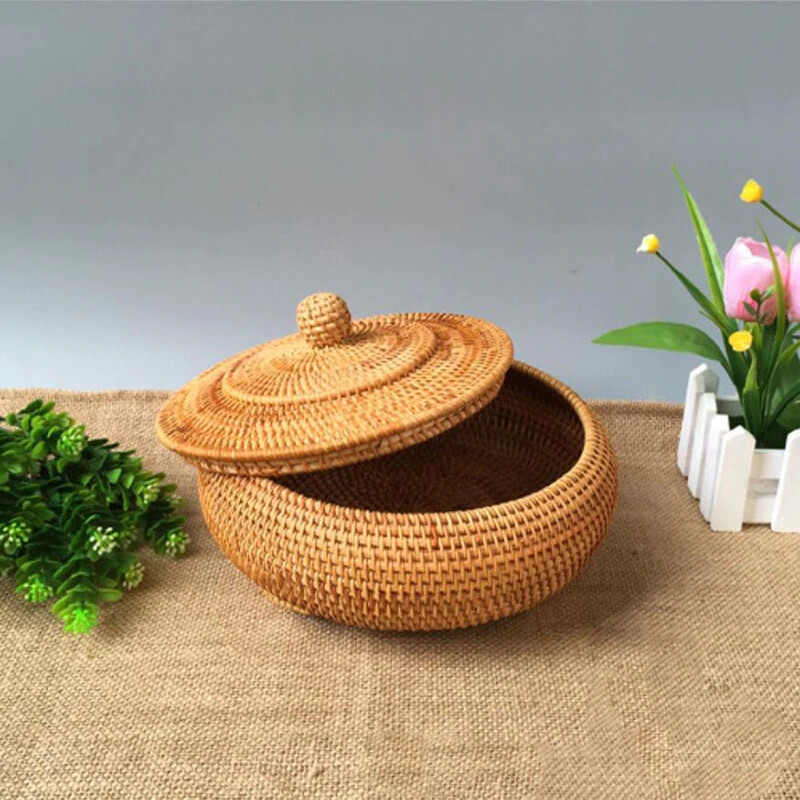 Decorative Baskets with Lids