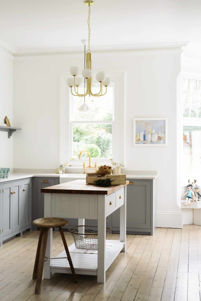Small island with pull-out stools Small Kitchen Ideas on a Budget